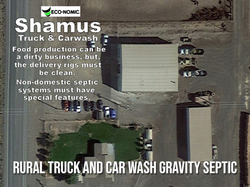 Rural Truck and Carwash Gravity Septic