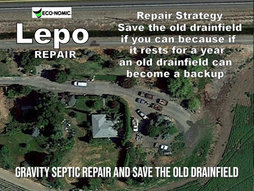 Gravity Septic Repair and Save the Old Drainfield